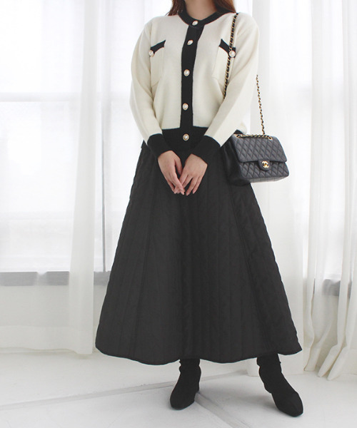 「MODE ROBE」 フレアスカート FREE カーキ レディース_画像3