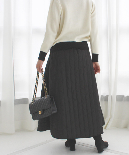 「MODE ROBE」 フレアスカート FREE カーキ レディース_画像4