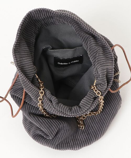 「ODETTE E ODILE」 ハンドバッグ - グレー レディース_画像4