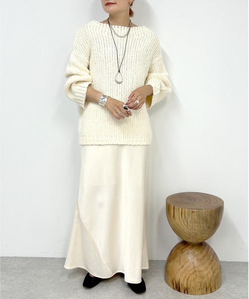 「SHENERY」 長袖ニット FREE ピンク レディース_画像6