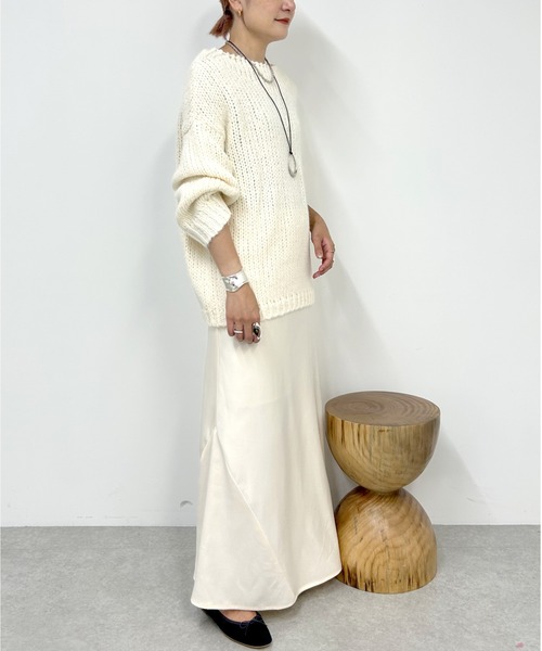 「SHENERY」 長袖ニット FREE ピンク レディース_画像7