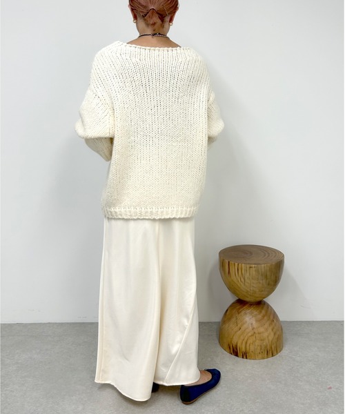 「SHENERY」 長袖ニット FREE ピンク レディース_画像9