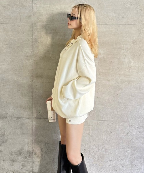 ROYAL PARTY（ロイヤルパーティー） パーカー スパンコールニット