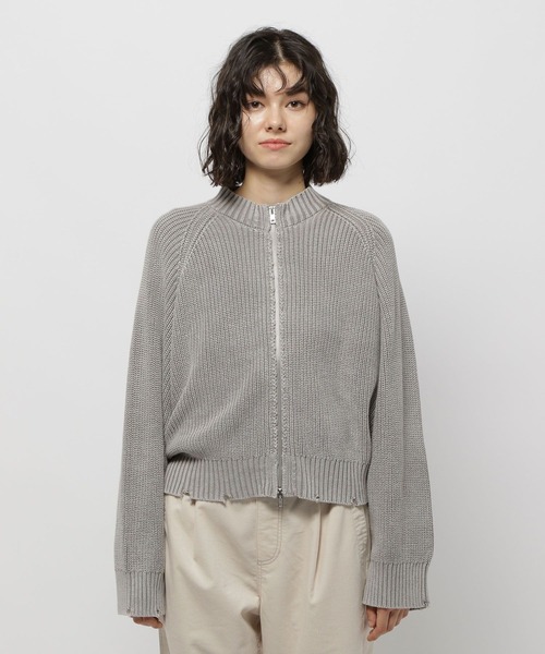 niko and…（ニコアンド） ニットカーディガン FREE ライトグレー