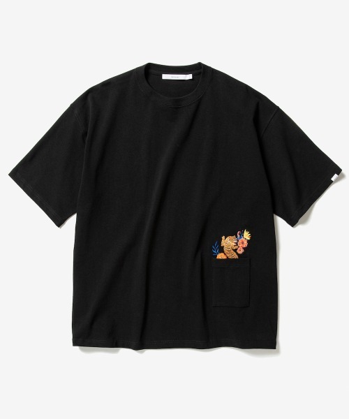 「rehacer」 半袖Tシャツ X-LARGE ブラック メンズ_画像8