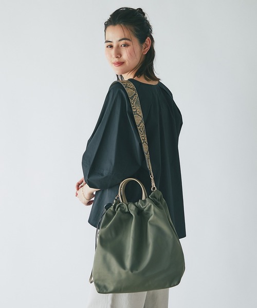 「un dix cors」 「cooco」2WAYバッグ FREE カーキ レディース_画像5