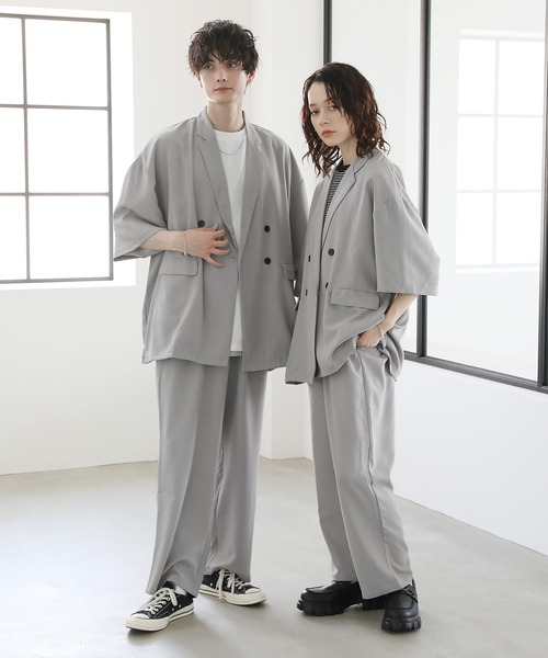 ETELIO」 セットアップ M ライトグレー メンズ : ZOZOTOWN Yahoo!店