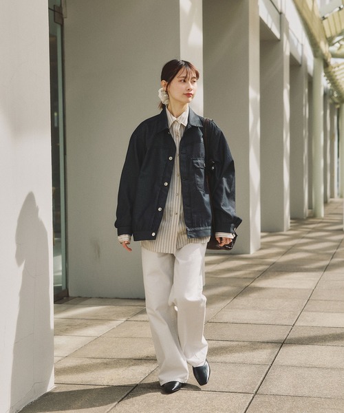 ADAM ET ROPE'（アダムエロペ） デニムジャケット gジャン 「NIKKE