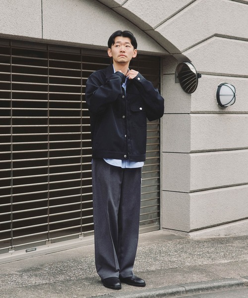 NIKKE マフデニムジャケット NIKKE WOOL DENIM クリアデニムジャケット スーパーファインメリノ