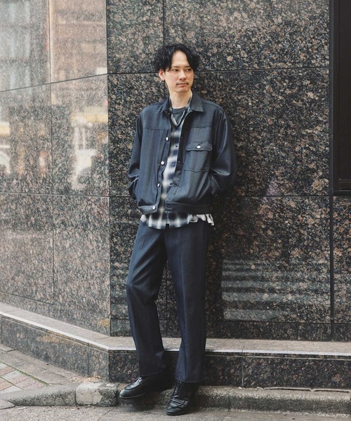 NIKKE マフデニムジャケット NIKKE WOOL DENIM クリアデニムジャケット スーパーファインメリノ