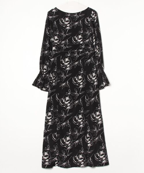 「ROYAL PARTY」 長袖ワンピース FREE ブラック レディース_画像2