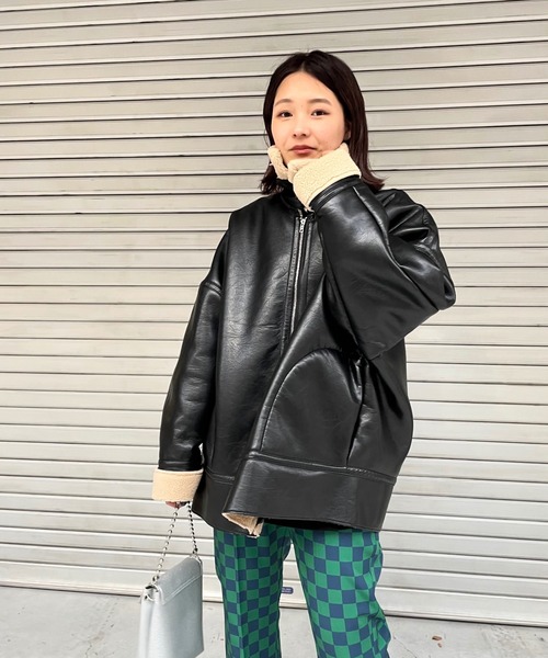 「WHO'S WHO gallery」 ブルゾン FREE アイボリー レディース_画像4