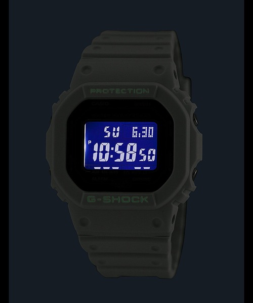 G-SHOCK 「G-SHOCK」 デジタル腕時計 FREE ホワイト×ブラック メンズ