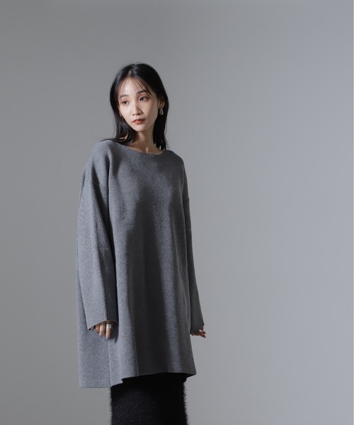 「NANO universe」 ニットワンピース FREE ベージュ レディース_画像2