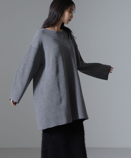 「NANO universe」 ニットワンピース FREE ベージュ レディース_画像4