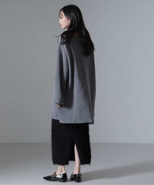 「NANO universe」 ニットワンピース FREE ベージュ レディース_画像7