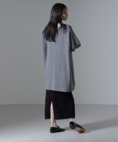 「NANO universe」 ニットワンピース FREE ベージュ レディース_画像8