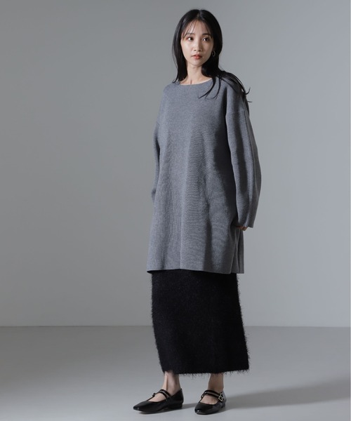 「NANO universe」 ニットワンピース FREE ベージュ レディース_画像9