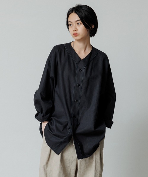 ADAM ET ROPE'（アダムエロペ） 長袖シャツ M ベージュ メンズ