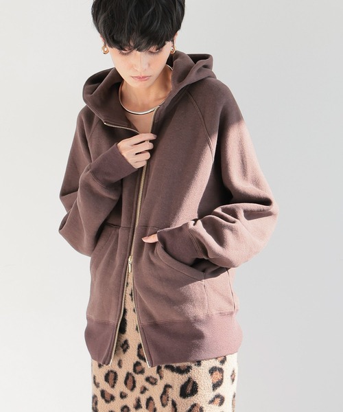 「BARNYARDSTORM」 ジップアップパーカー S ブラウン レディース_画像7