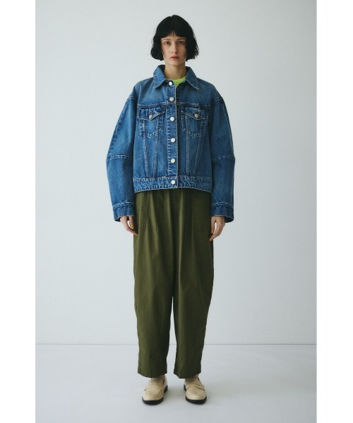 HeRIN.CYE デニムジャケット gジャン Round form denim jacket