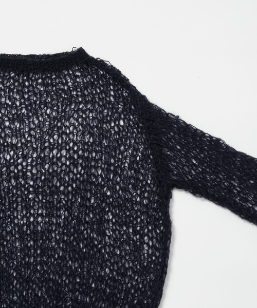 「M TO R」 長袖ニット FREE グレー レディース_画像9