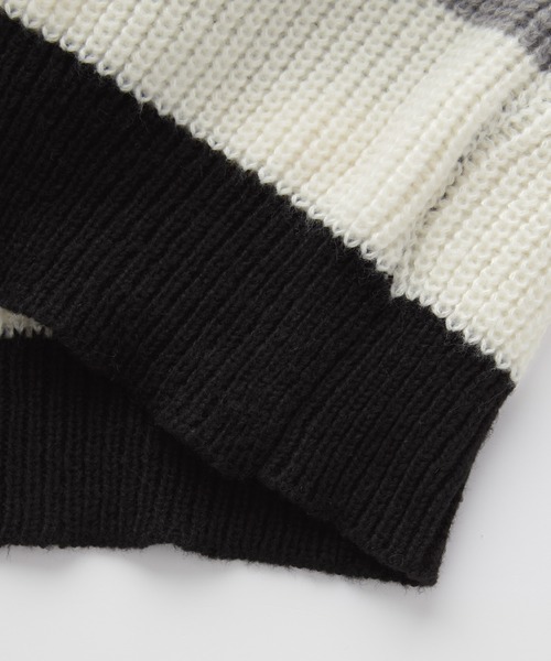 「Anchor Smith」 長袖ニット L ブラウン メンズ_画像8