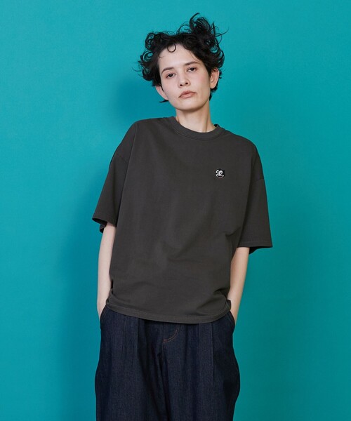 FRAPBOIS（フラボア） tシャツ 半袖 FELIX ピグメントT レディース
