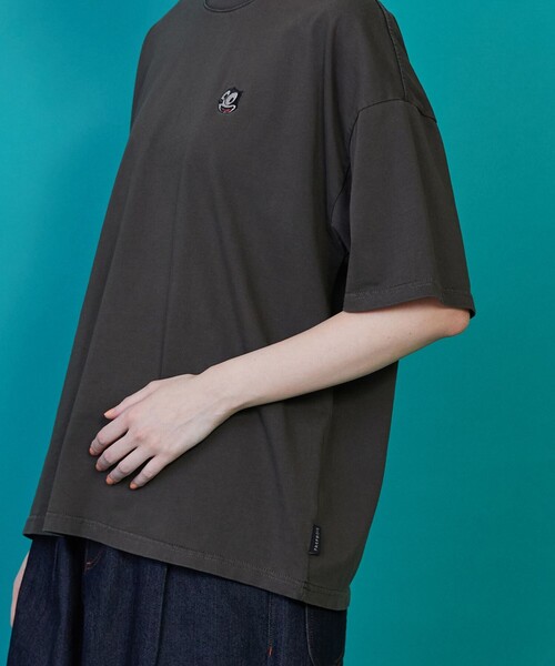 FRAPBOIS（フラボア） tシャツ 半袖 FELIX ピグメントT レディース