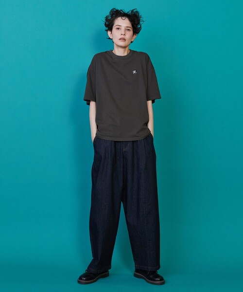 FRAPBOIS（フラボア） tシャツ 半袖 FELIX ピグメントT レディース
