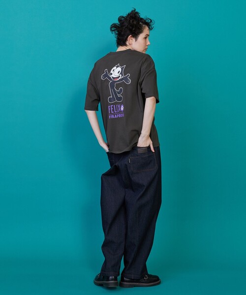 FRAPBOIS（フラボア） tシャツ 半袖 FELIX ピグメントT レディース