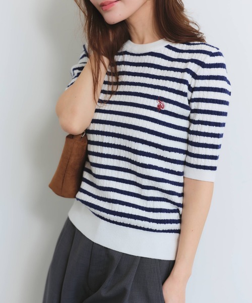 U.S. POLO ASSN.（ユーエスポロアッスン） サマーニット ニット