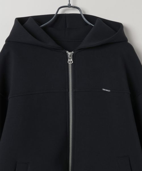 「JEANASIS」 ジップアップパーカー FREE ブラック レディース_画像3