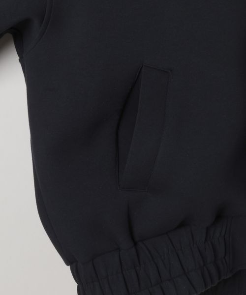 「JEANASIS」 ジップアップパーカー FREE ブラック レディース_画像4