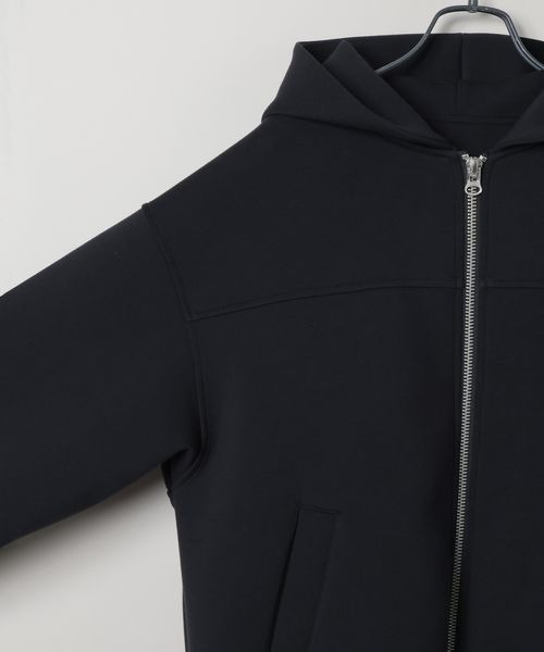 「JEANASIS」 ジップアップパーカー FREE ブラック レディース_画像6