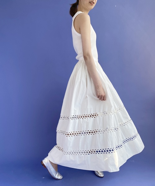 「EDIT. FOR LULU」 ロングスカート 34 ホワイト レディース_画像4