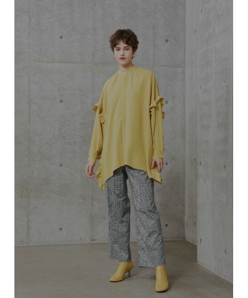 「COEL」 スラックス 38 イエロー レディース_画像3