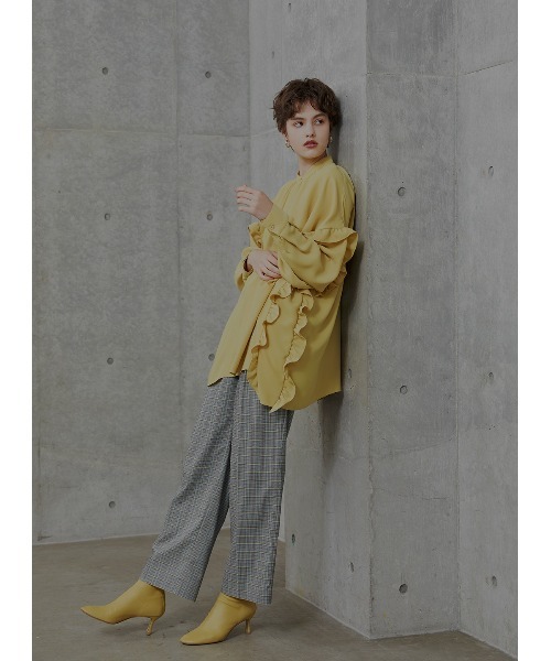 「COEL」 スラックス 38 イエロー レディース_画像7