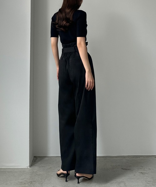 「Louere」 スラックス LARGE アイボリー レディース_画像5