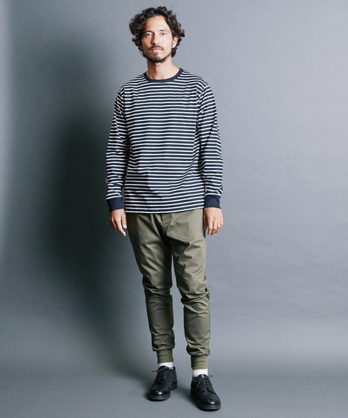 「Magine」 長袖Tシャツ 44 ブラック×ホワイト メンズ_画像8