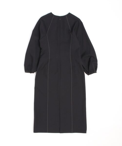 「EMMEL REFINES」 長袖ワンピース M ブラック レディース_画像2