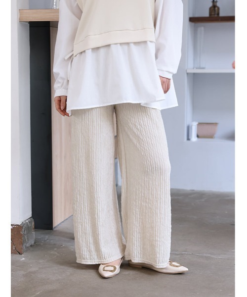 fifth（フィフス） パンツ リラックスプリーツパンツ レディース