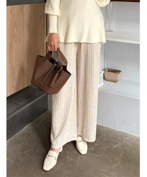 fifth（フィフス） パンツ リラックスプリーツパンツ レディース