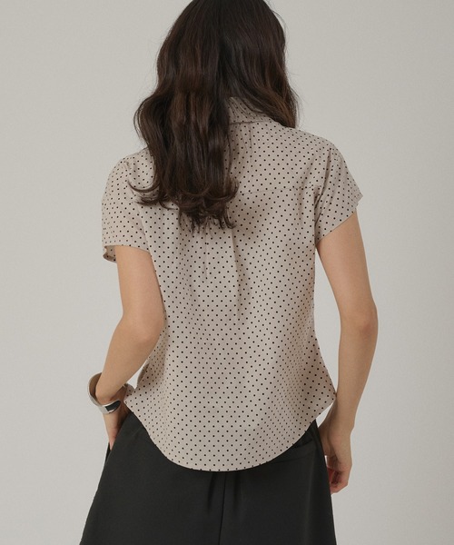 ブラウス シャツ gather design shirt blouse / ギャザーデザインブラウス レディースの画像