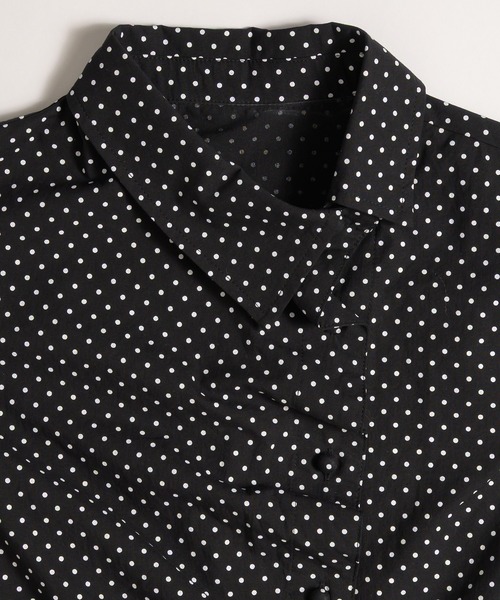 ブラウス シャツ gather design shirt blouse / ギャザーデザインブラウス レディースの画像