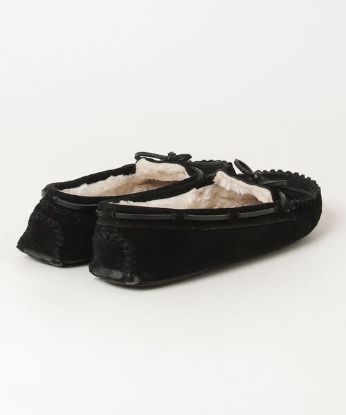 「Minnetonka」 モカシンシューズ 7 ブラック レディース_画像2