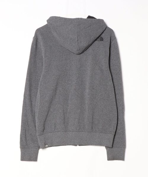 「THE NORTH FACE」 ワンポイントジップアップパーカー S グレー メンズの画像