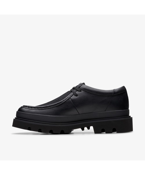 「Clarks」 ローカットスニーカー UK7 ブラック メンズの画像