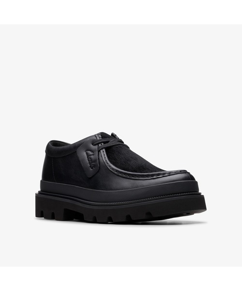 「Clarks」 ローカットスニーカー UK7 ブラック メンズの画像
