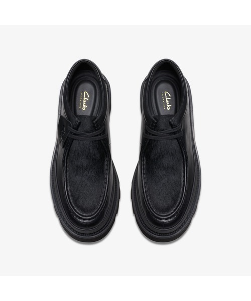 「Clarks」 ローカットスニーカー UK7 ブラック メンズの画像